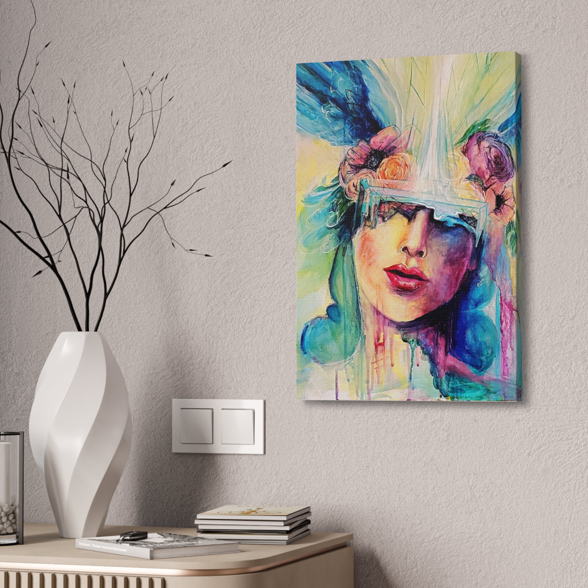 Gallery Wrapped Print "I Prob Should Be Cleaning"