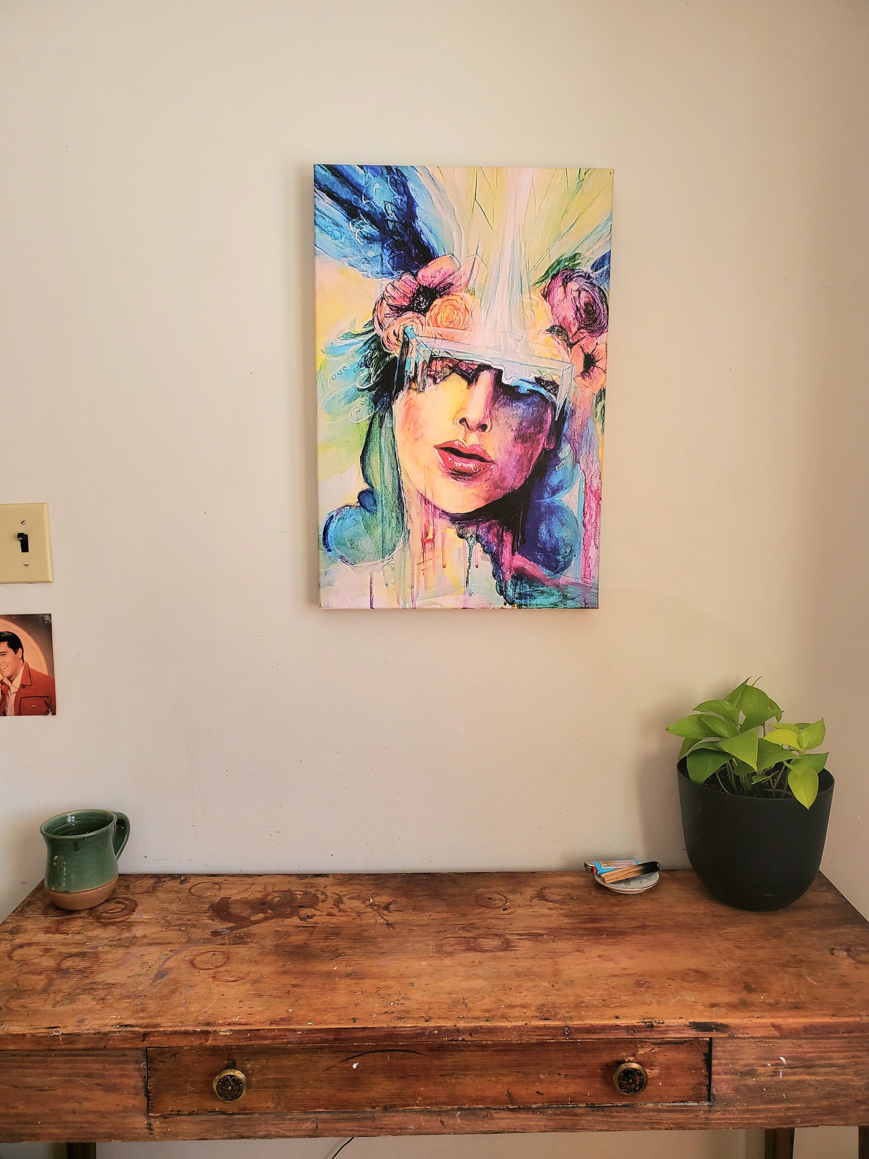 Gallery Wrapped Print "I Prob Should Be Cleaning"