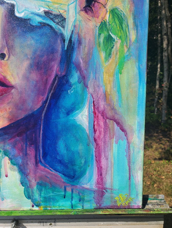 I Prob Should Be Cleaning - Original Oil Painting