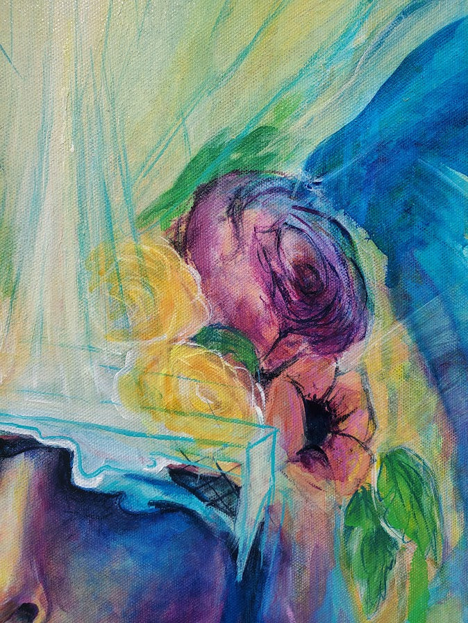 I Prob Should Be Cleaning - Original Oil Painting