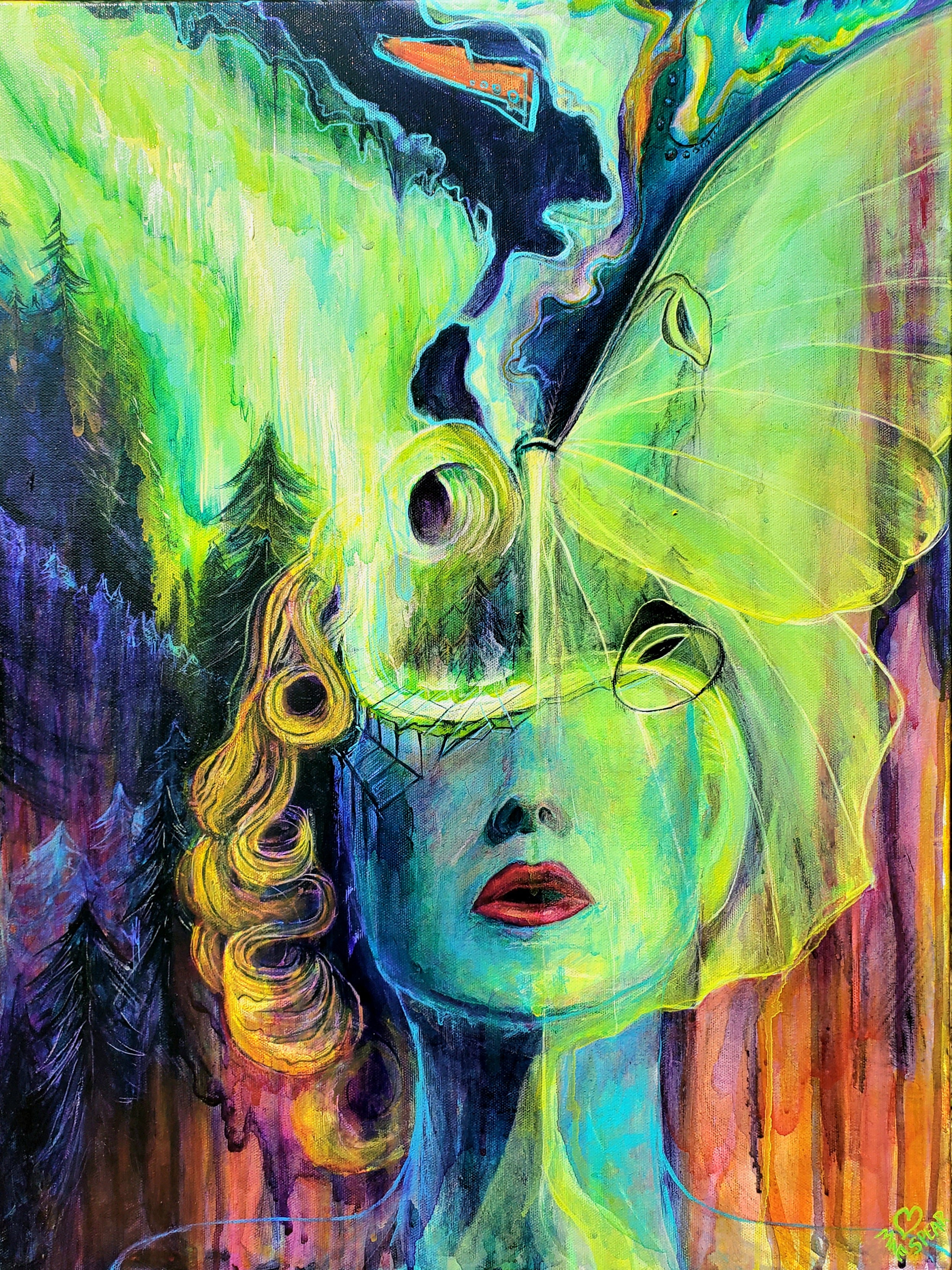 I Think I Lost My Mind - Original Oil Painting